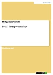 Cover von Social Entrepreneurship