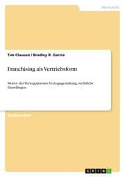 Cover von Franchising als Vertriebsform