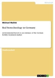 Cover von Red biotechnology in Germany