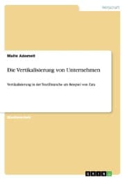 Cover von Die Vertikalisierung von Unternehmen