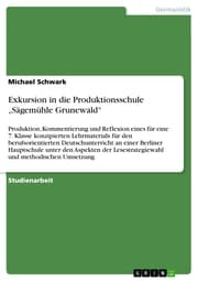 Cover von Exkursion in die Produktionsschule 'Sägemühle Grunewald'
