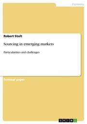 Cover von Sourcing in emerging markets