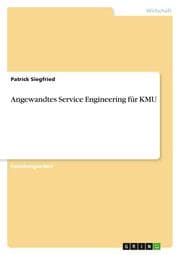 Cover von Angewandtes Service Engineering für KMU