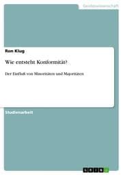 Cover von Wie entsteht Konformität?