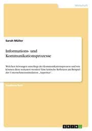 Cover von Informations- und Kommunikationsprozesse