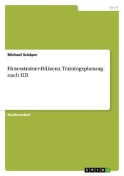 Cover von Hausarbeit Fitnesstrainer-B-Lizenz