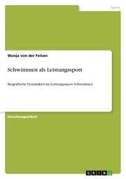 Cover von Schwimmen als Leistungssport