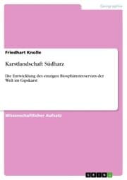 Cover von Karstlandschaft Südharz