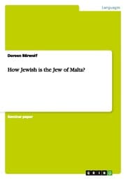 Cover von How Jewish is the Jew of Malta?