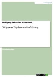 Cover von 'Odysseus' Mythos und Aufklärung