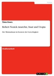 Cover von Robert Nozick: Anarchie, Staat und Utopia