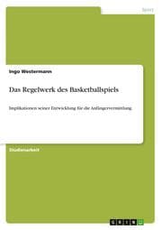 Cover von Das Regelwerk des Basketballspiels