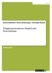 Cover von Tätigkeitsorientiertes Modell und Flow-Erlebnis