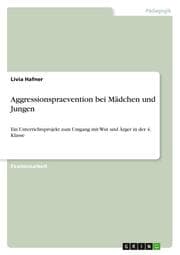 Cover von Aggressionspraevention bei Mädchen und Jungen