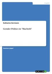 Cover von Gender Politics in 'Macbeth'