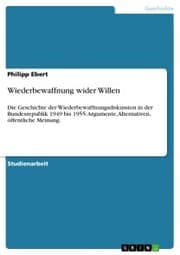 Cover von Wiederbewaffnung wider Willen