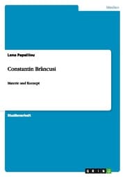 Cover von Constantin Brancusi
