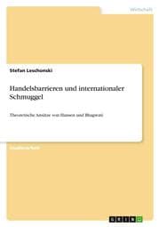 Cover von Handelsbarrieren und internationaler Schmuggel