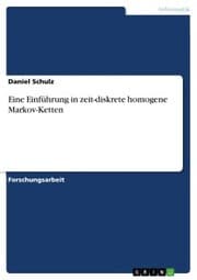 Cover von Eine Einführung in zeit-diskrete homogene Markov-Ketten