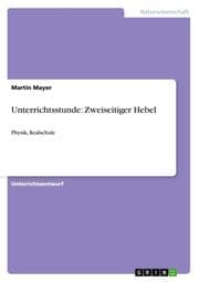 Cover von Unterrichtsstunde: Zweiseitiger Hebel