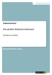Cover von Die großen Kulturrevolutionen