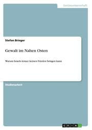 Cover von Gewalt im Nahen Osten
