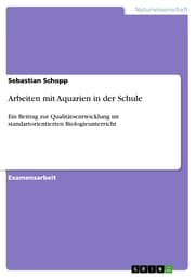 Cover von Arbeiten mit Aquarien in der Schule