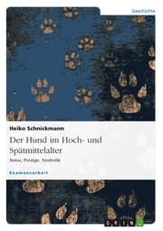 Cover von Der Hund im Hoch- und Spätmittelalter