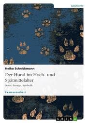 Cover von Der Hund im Hoch- und Spätmittelalter