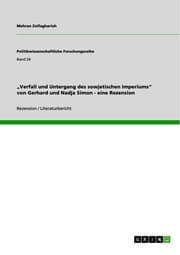 Cover von 'Verfall und Untergang des sowjetischen Imperiums' von Gerhard und Nadja Simon - eine Rezension