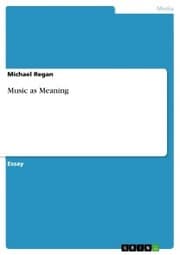 Cover von Music as Meaning