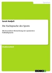 Cover von Die Fachsprache des Sports