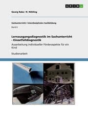 Cover von Lernausgangsdiagnostik im Sachunterricht - Einzelfalldiagnostik