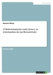 Cover von O Relacionamento entre Jesus e as testemunhas da sua Ressurreicao