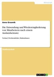 Cover von Die Entsendung und Wiedereingliederung von Mitarbeitern nach einem Auslandseinsatz