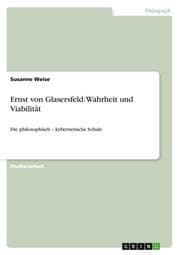 Cover von Ernst von Glasersfeld: Wahrheit und Viabilität