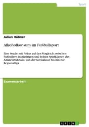 Cover von Alkoholkonsum im Fußballsport