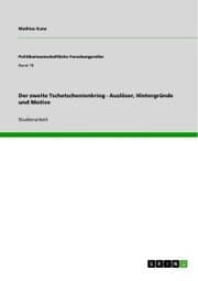 Cover von Der zweite Tschetschenienkrieg - Auslöser, Hintergründe und Motive