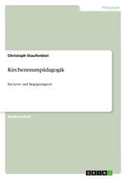 Cover von Kirchenraumpädagogik