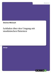 Cover von Leitfaden über den Umgang mit muslimischen Patienten