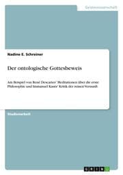 Cover von Der ontologische Gottesbeweis