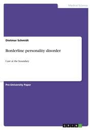 Cover von Borderline personality disorder