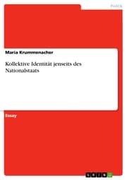 Cover von Kollektive Identität jenseits des Nationalstaats