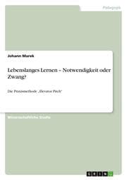 Cover von Lebenslanges Lernen - Notwendigkeit oder Zwang?