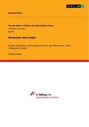 Cover von Wachstum ohne Ende?