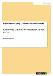 Cover von Gestaltung von 500 Werbebriefen in der Praxis