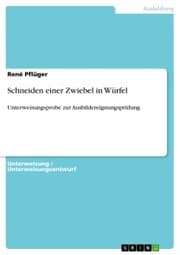 Cover von Schneiden einer Zwiebel in Würfel