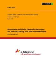 Cover von Besondere rechtliche Herausforderungen bei der Gestaltung von PIPE-Transaktionen