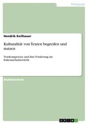 Cover von Kulturalität von Texten begreifen und nutzen