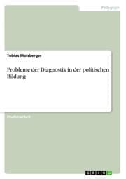 Cover von Probleme der Diagnostik in der politischen Bildung